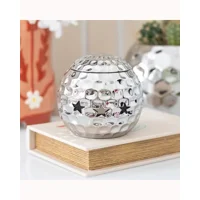 Silver Disco Ball Oil Burner