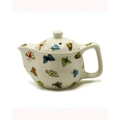 Small Herbal Teapot - Butterflies