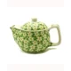 Small Herbal Teapot - Green Daisey