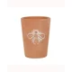 Small Terracotta Single Bee Motif Plant Pot