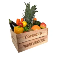 Solid Pine Slatted Crate