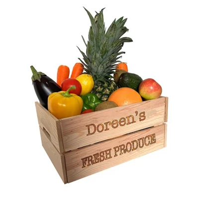 Solid Pine Slatted Crate