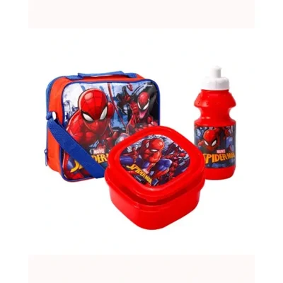 Spiderman 3 Piece Lunch Bag Set
