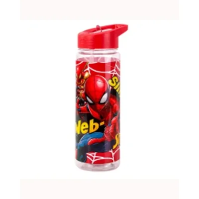 Spiderman Pop Up Straw Bottle