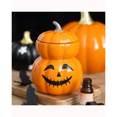 Stacked Pumpkin Oil Burner and Wax Warmer