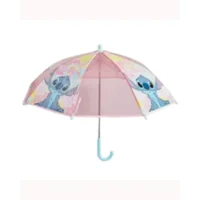 Stitch Pink Blue Floral Umbrella