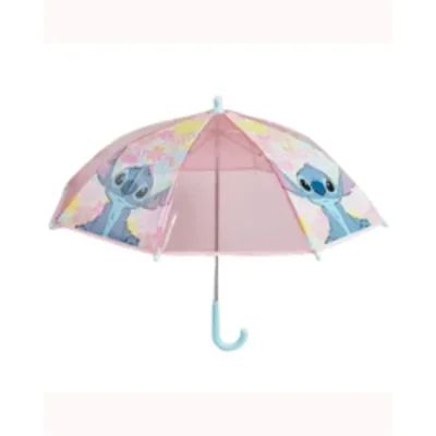 Stitch Pink Blue Floral Umbrella
