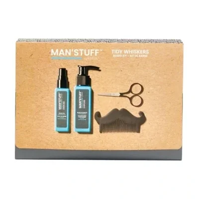 Technic Man'Stuff Tidy Whiskers Beard Kit Gift Set