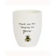 Thank You For Helping Me Grow Ceramic Plant Pot