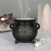 Triple Moon Cauldron Incense Cone..