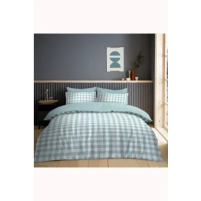 Ultra Soft Duvet Set Gingham Check