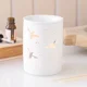 White Bee and Flower Cut Out Oil Burner and Wax ..