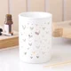 White Heart Cut Out Oil Burner and Wax Warmer