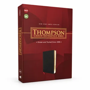 NKJV Thompson Chain-Reference Bible – Bonded Leather, Black