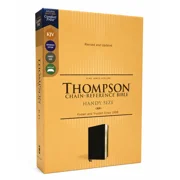 KJV Thompson® Chain-Reference Bible – Handy Size (Black European Bonded Leather,