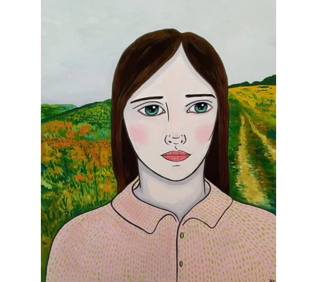 Countryside - Original Oil Painting on Canvas Board