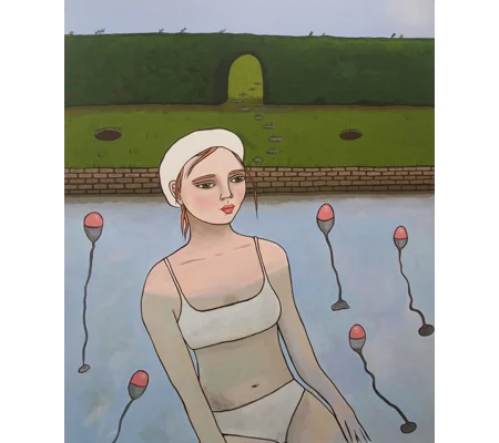 Garden Pond - Giclee Print