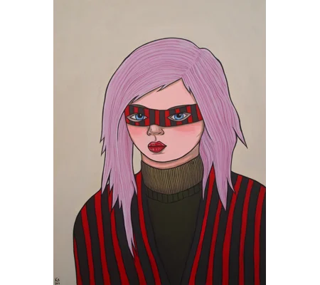 In a Mask - Giclee Print