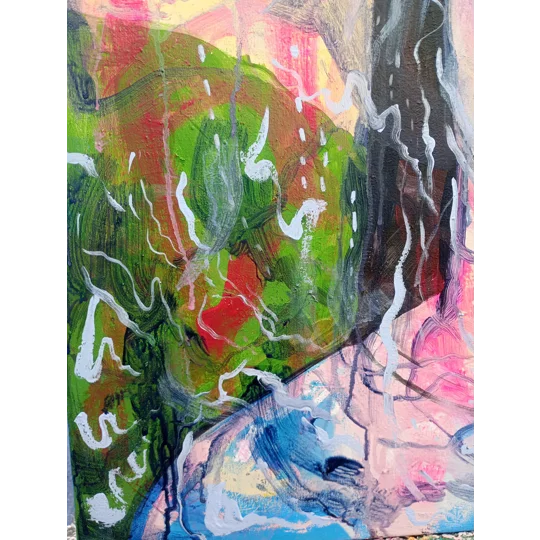 Summer - Original Acrylic & House Paints on Canvas