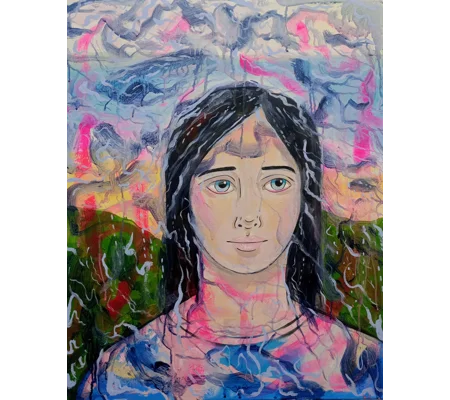 Summer - Original Acrylic & House Paints on Canvas