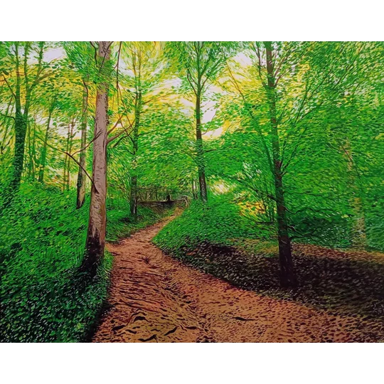 Towards the Longstone - Original Acrylic Painting on Canvas