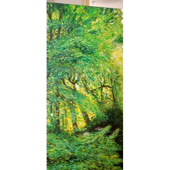 Countryside - Original Acrylic Landscape Painting on Canvas