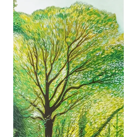 Countryside - Original Acrylic Landscape Painting on Canvas