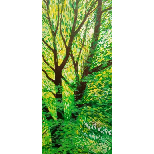 Woodland Tree - Original Acrylic Painting on Canvas