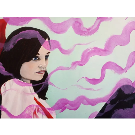 Red Riding Hood - Oil Painting on Board