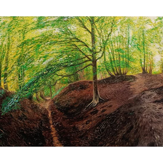 Mottistone - Original Acrylic Landscape Painting on Canvas