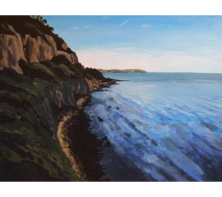 Luccombe Beach #2 - Giclee Print