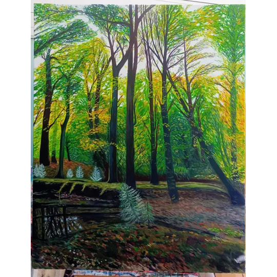 Original artwork on eisle