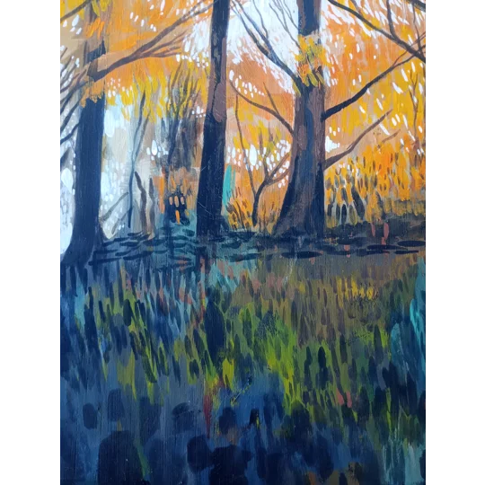 Autumn - Oil Painting on Wood