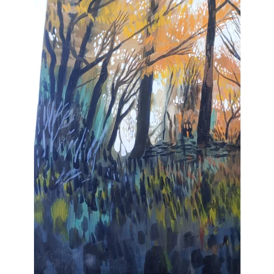 Autumn - Oil Painting on Wood