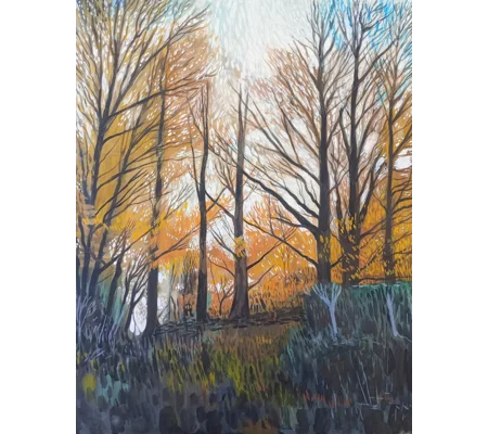 Autumn - Oil Painting on Wood