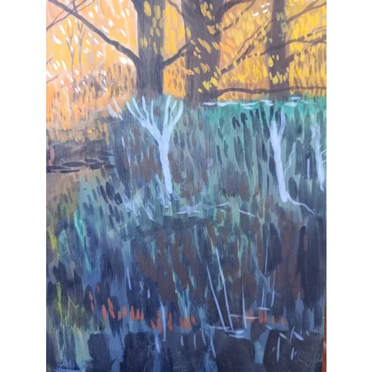 Autumn - Oil Painting on Wood