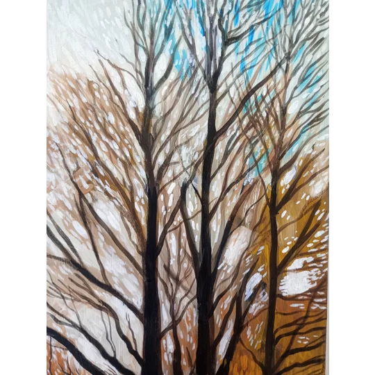 Autumn - Oil Painting on Wood