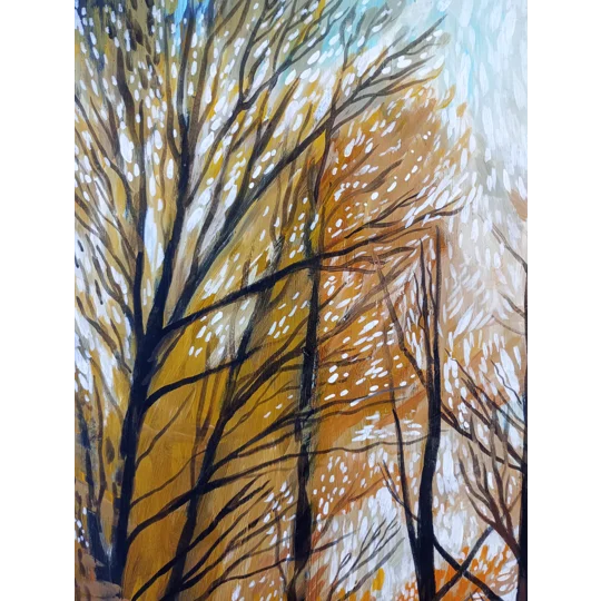 Autumn - Oil Painting on Wood