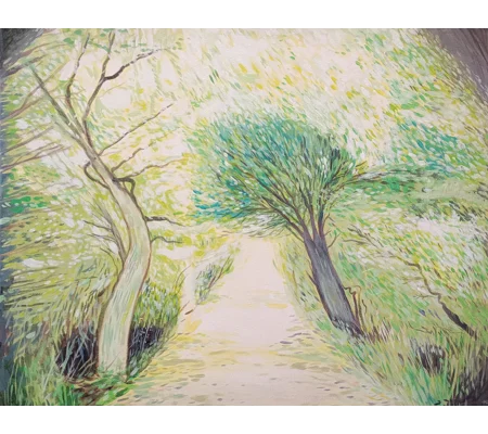 Yarmouth Path - Original Acrylic Painting on Canvas