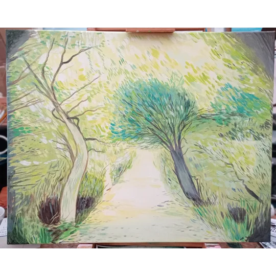Yarmouth Path - Original Acrylic Painting on Canvas