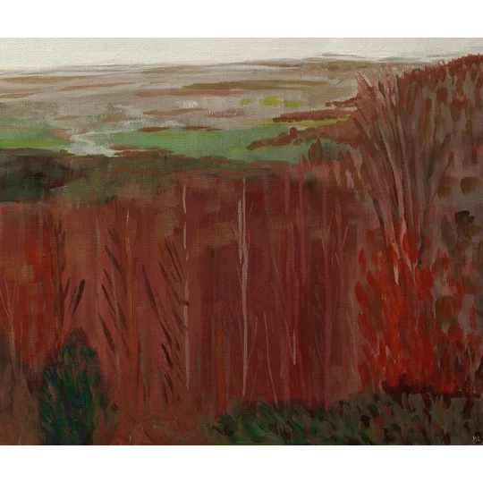 Autumn - Original Acrylic Painting on Canvas Board