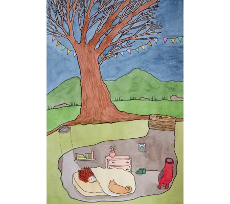 Under The Tree - Giclee Print