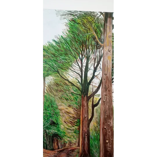 Parkhurst 2 - Original Acrylic Landscape Painting on Canvas Board