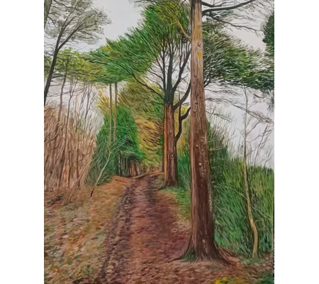 Parkhurst 2 - Original Acrylic Landscape Painting on Canvas Board