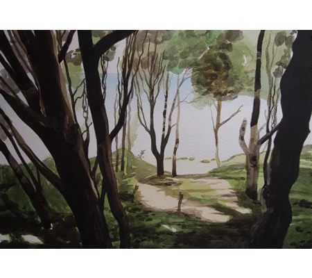 Beach Trees - Giclee Print