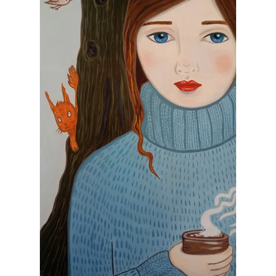 Autumn - Original Oil Painting on Paper