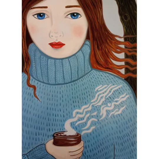 Autumn - Original Oil Painting on Paper