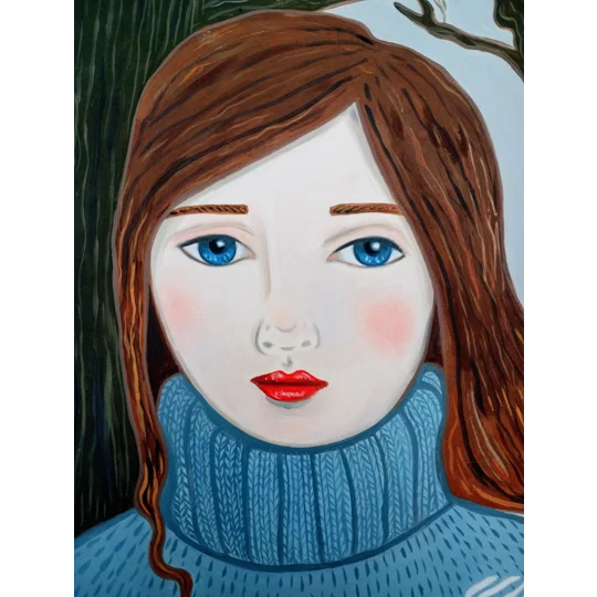 Autumn - Original Oil Painting on Paper