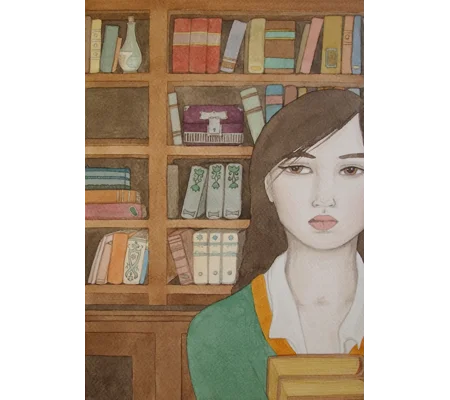 Library - Giclee Print