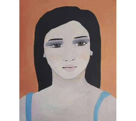 Orange Portrait - Giclee Print